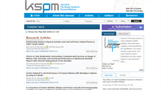 Desktop Screenshot of jkspm.org